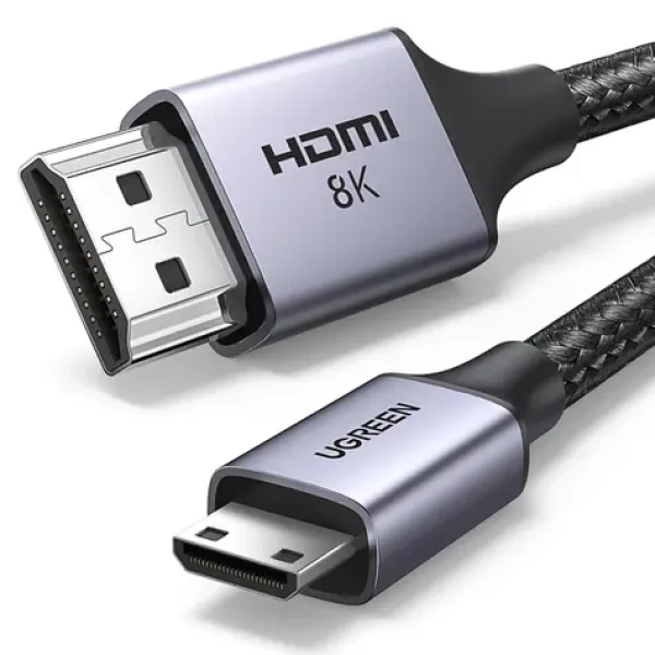 Ugreen HD163 HDMI Mini - HDMI kábel 1m čierna / 8K 60Hz (15514)