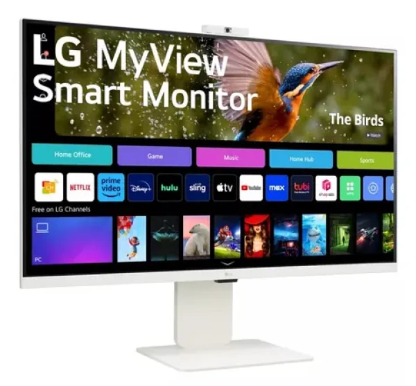 31.5" LG 32SR85U-W biela / Monitor / IPS / 3840 x 2160 / 16:9 / 60 Hz / 400 cd/m2 / repro (32SR85U-W)