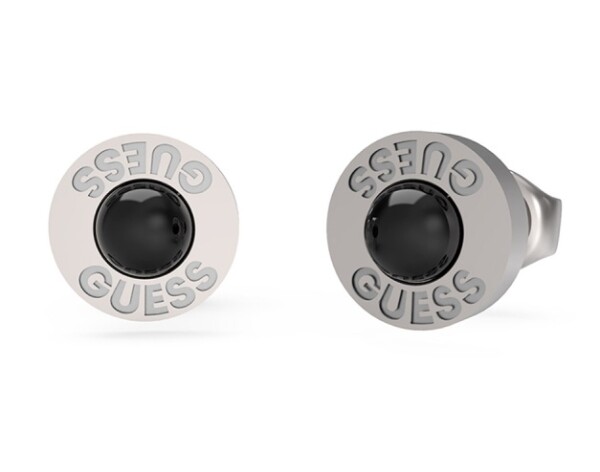 Guess Oceľové náušnice s umelou perlou Edgy Styles JUME04055JWSTBKT/U