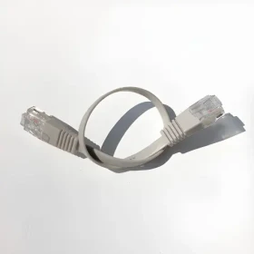 DATACOM Patch kábel UTP CAT6 0,25m šedá / Sieťový kábel / Plochý / RJ45 (1439)