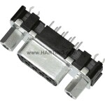 HARTING 09663516513 09663516513 D-SUB zásuvková lišta 180 ° Pólov: 25 spájkovaný konektor 1 ks; 09663516513