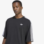 Tričko adidas Adicolor 3-Stripes Oversized T-Shirt Black L