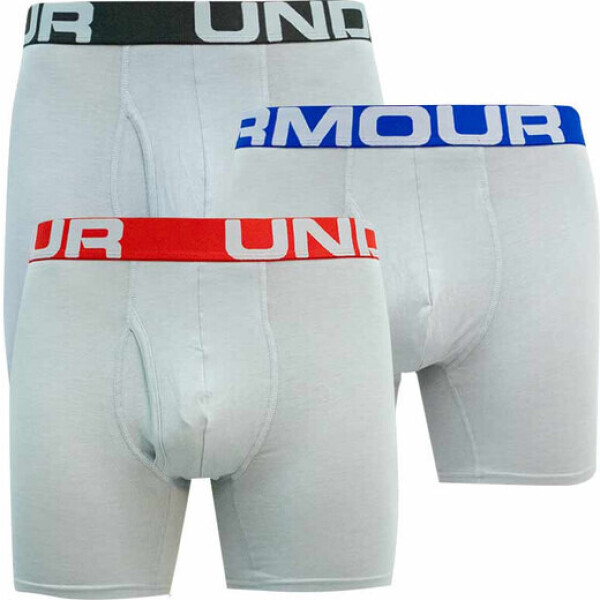 Pánske boxerky 3pack 1363617 011 Sivá mix farieb - Under Armour S/M šedá-mix barev