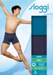Pánske boxerky EVER Airy Short C2P - BLUE - modré M008 - SLOGGI BLUE L