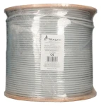 Extralink CAT6A FTP V2 sivá / Sieťový kábel / vnútorný / 500 m / F/FTP tienený / LSZH (EX.16231)