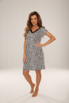 Košeľa De Lafense 853 Kendall w/r 3XL-4XL ecru-panther 4XL