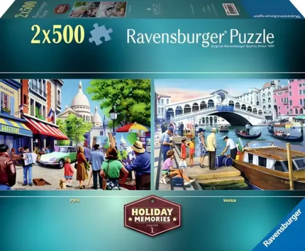 Ravensburger Puzzle Holiday Memories č. 1: Spomienka na dovolenku