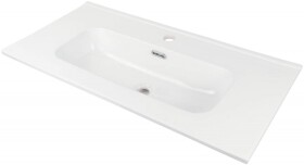 DEANTE - Tubo biele Keramické umývadlo, vsadené - 80 cm CTU_6U8M
