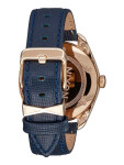 Nixon BULLET LEATHER ROSEGOLDNAVY dámske hodinky analógové