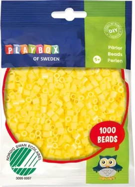 PLAYBOX Zažehľovacie korálky žlté