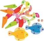 GOKI Puzzle hra s kockami Veselý platesa