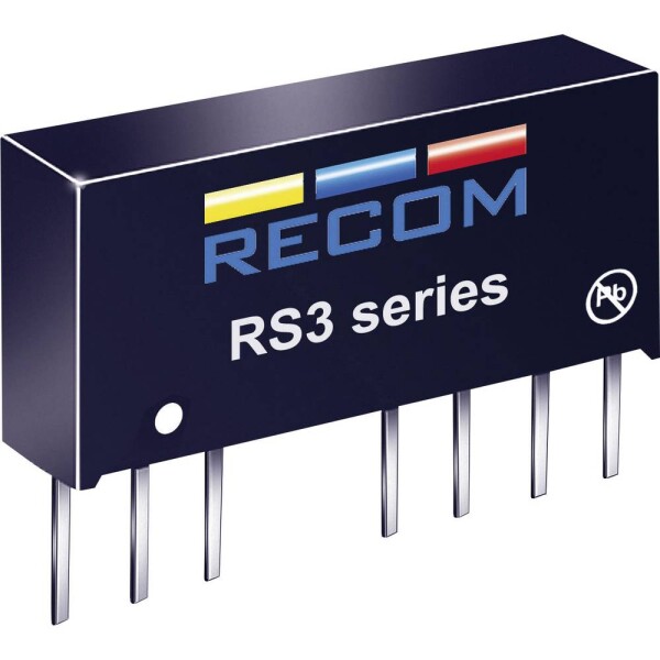 RECOM RS3-1205S DC / DC menič napätia, DPS 12 V/DC 5 V/DC 600 mA 3 W Počet výstupov: 1 x; RS3-1205S