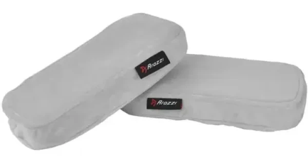 Arozzi Memory Foam Armrest Pads / náhradné podrúčky pre herné stoličky / pamäťová pena / šedé (AZ-MFPAD-GY)