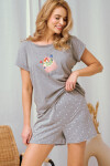 3324 DÁMSKE PYŽAMO BIANCA S-XL melanžově šedá XL