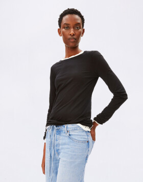 Armedangels Einiaara Soft Longsleeve 105 black L