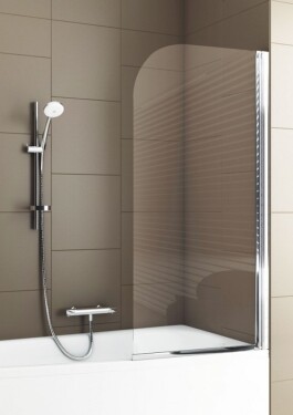 OLSEN SPA - Vaňová zástena MODERN PLUS - Farba rámu zásteny - Hliník chróm, Rozmer A - 65 cm, Smer zatváranie - Univerzálny Ľavé / Pravé, Výplň - Číre bezpečnostné sklo - 4 mm OLBMOD682