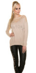 Trendy Koucla pulli NEWYORK with rhinestones Einheitsgroesse