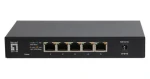 LevelOne GEU-0525 / Switch / 5x 2,5 G Ethernet / Unmanaged / kovový / bez ventilátora (GEU-0525)