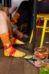 Ponožky Rainbow Socks Burger Vege 2 páry 36-40