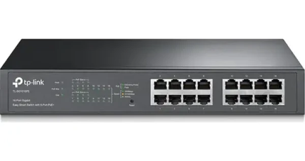 TP-LINK TL-SG1016PE / Switch / 32 Gbps / 16x GLAN / 8x PoE + / 150W / do racku