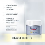 EUCERIN Q10 Active nočný krém proti vráskam 50 ml