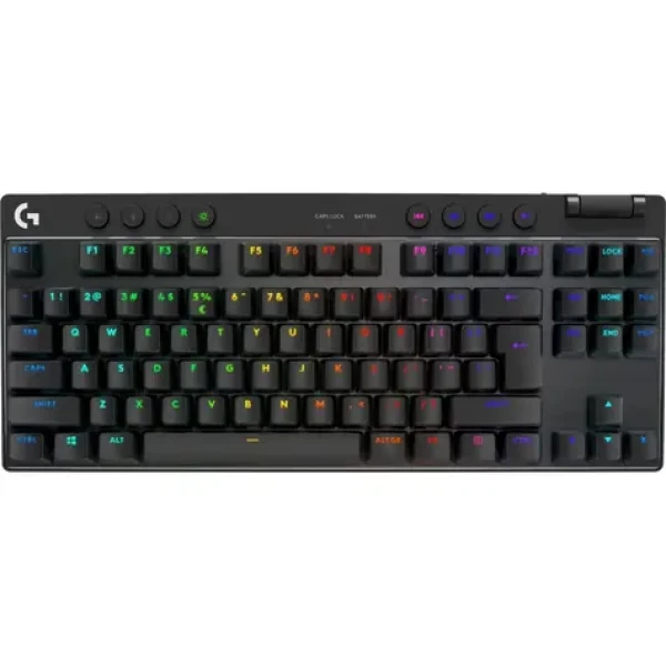 Logitech G PRO X TKL čierna / bezdrôtová herná klávesnica / US layout / 2.4GHz Bluetooth / RGB (920-012136)