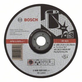 Bosch Accessories Bosch 2608600540 brúsny kotúč lomený 180 mm 1 ks ocel; 2608600540