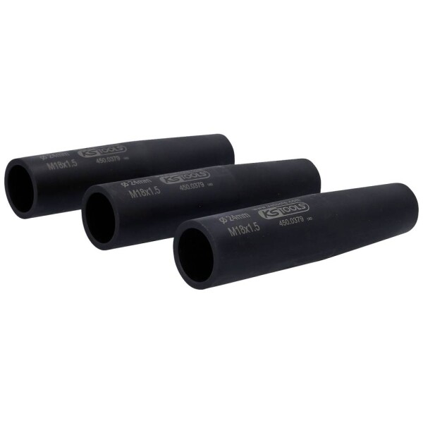 Súprava centrovacích skrutiek kolesa a ochranného puzdra, M18x1,5, Ø24,0 mm, 2 ks KS Tools 450.0373; 450.0373