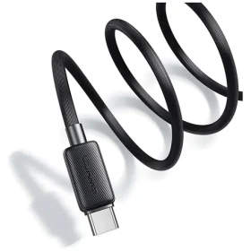 USAMS US-SJ691 KY Series čierna / Nabíjací a dátový kábel / USB-C - USB-C / 60W / 1 m (SJ691USB01)