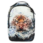 BAAGL Batoh eARTh - Tiger by Lukero / Vnútorné vrecko na 15" notebook / 23 l (A-31205)
