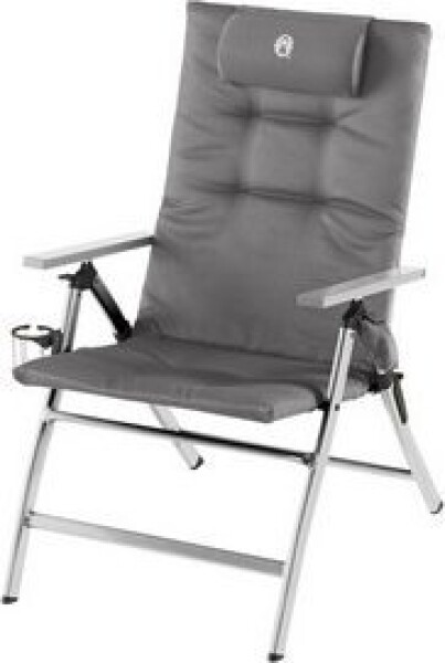Coleman 5 Position Padded Aluminium Šedá židle