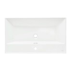 Nábytkové umývadlo SAT B-Way 81x46,5 cm otvor pre batériu uprostred SATBW8046 SATBW8046