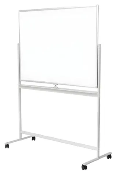 LogiLink Mobilná magnetická tabuľa biela / Tabuľa / 120x170 cm / hliníkový rám / otočné kolieska (EO0064)