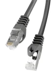 Lanberg CAT6 FTP 15 m čierna / Patch kábel / RJ45-RJ45 / Fluke Passed (PCF6-10CC-1500-BK)