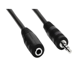 OEM Jack 3,5mm predlžovací kábel M/F 5m / Kábel / Jack 3,5mm / 5m (11.99.4355)