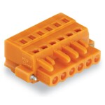 WAGO zásuvkové púzdro na kábel 231 Počet pólov 4 Raster (rozteč): 5.08 mm 231-304/107-000 50 ks; 231-304/107-000