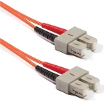 OEM Optický patchkábel duplexný / SC-SC / 50/125um MM / 7m / OM2 (1124)