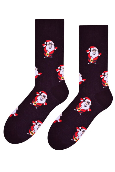 Ponožky 136-17 - Steven 38/40 tmavě modrá-červená