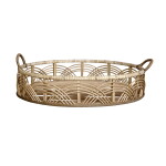 Chic Antique Okrúhly podnos Bamboo/Rattan ø 45 cm