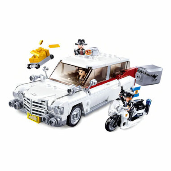 Sluban Model Bricks M38-B1099 Americký automobil pre lupičov