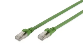 Digitus CAT 6A S/FTP zelený / Patch kábel / PUR / AWG 26/7 / 5 m / 500 MHz (DK-1644-A-PUR-050)