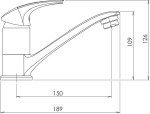 NOVASERVIS NOVASERVIS - Drezová batéria Metalia 57 bielá 57096,1