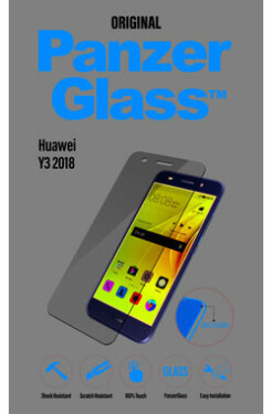 PanzerGlass Tvrdené sklo pre Huawei Y3 2018 číra (5711724053207)