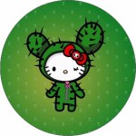 Jedlý papier Hello Kitty v kaktusovom kostýme 19,5 cm - Pictu Hap - Pictu Hap