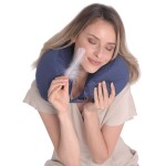 Cestovný vankúš na krk Travel Blue Hypno Neck Pillow Dark Blue Grey