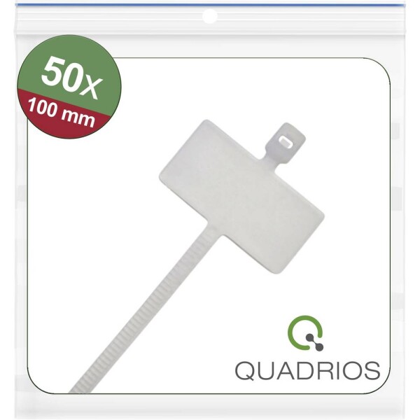 Quadrios 25CA580 25CA580 značenie káblov Potlačiteľná plocha: 20 x 13 mm biela 50 ks; 25CA580