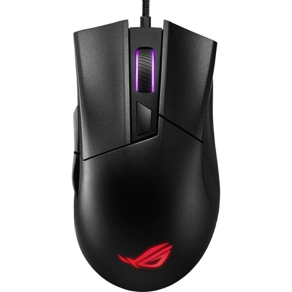 ASUS ROG GLADIUS II CORE čierna / Herná optická myš / 6200dpi / USB / 2m (90MP01D0-B0UA00)