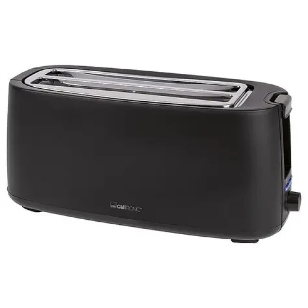 Clatronic TA 3802 čierna / Hriankovač / 1400W / 4 hrianky / nastaviteľný stupeň opečenia (80282)