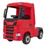 Mamido Elektrický kamión Scania R-SÉRIA 4x4 červený