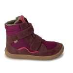 Dievčenská zimná barefoot obuv TEX WINTER Bordeaux, Froddo, G3160233-7, červená - 23